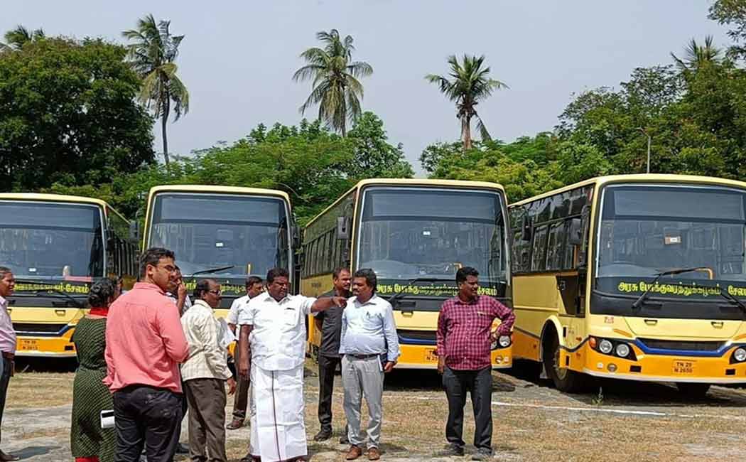 Government buses in new colour; The Chief Minister will inaugurate today