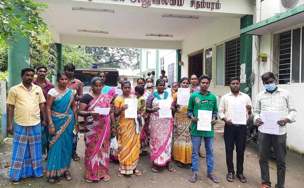 Tribals petition for caste certificate Chidambaram