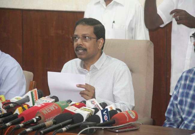 tamilnadu chief election office discussion with district officers