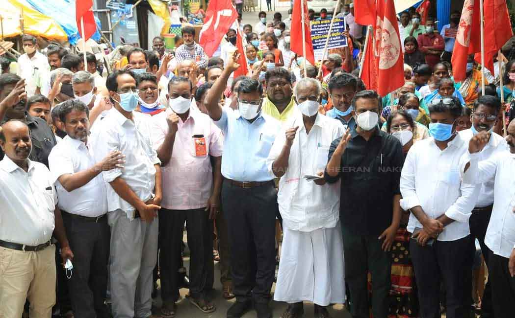 Demonstration led by Nallakannu