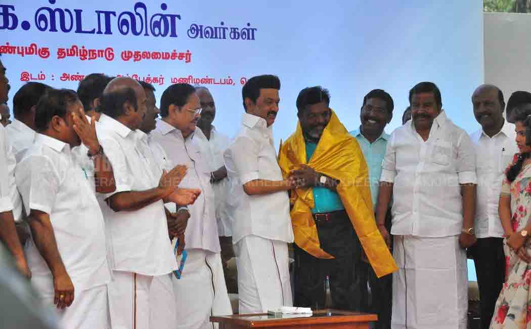 CM unveils Ambedkar statue in Chennai