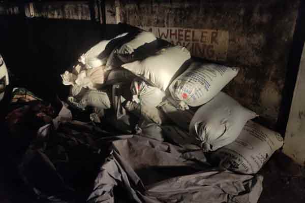 Police seize several thousand kilos of ration rice!