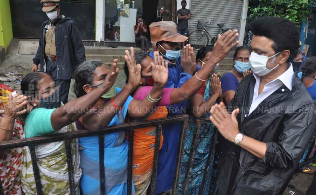 The Chief Minister who met the people directly and distributed relief items