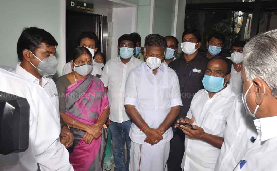 Party leaders and movie celebrities pay homage to OPS wife