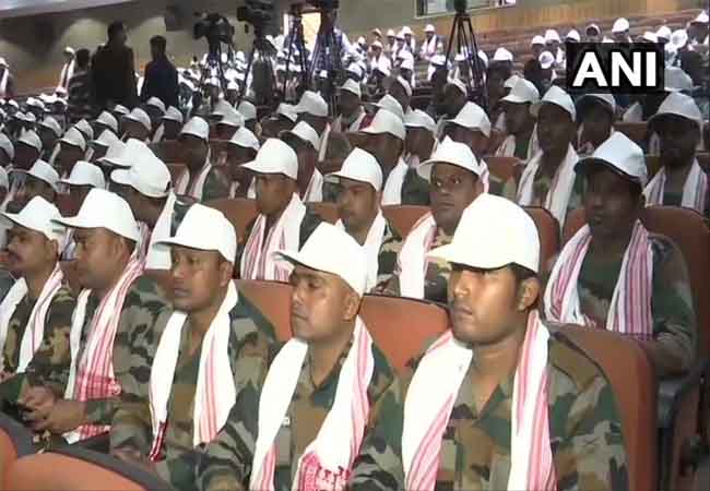 assam state guwahati illegal activities 644 persons surrender