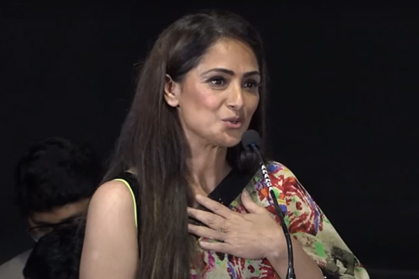 simran speech at tourist family success meet