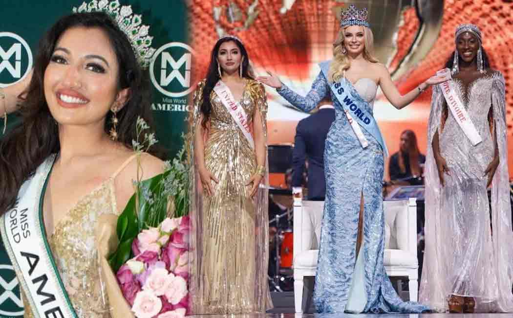 Karolina Bielawska wins miss world crown Indian American Shree Saini 1st runner up