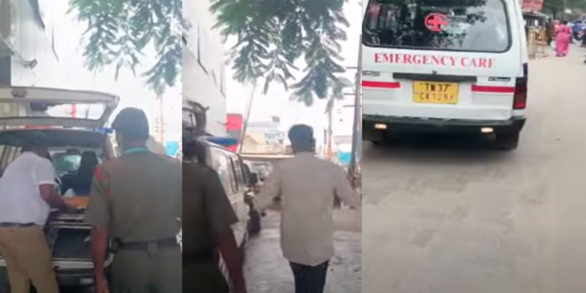 Ambulance? Do you van food?-Shocking video