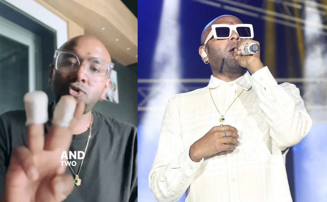 Singer Benny Dayal accident in live concert