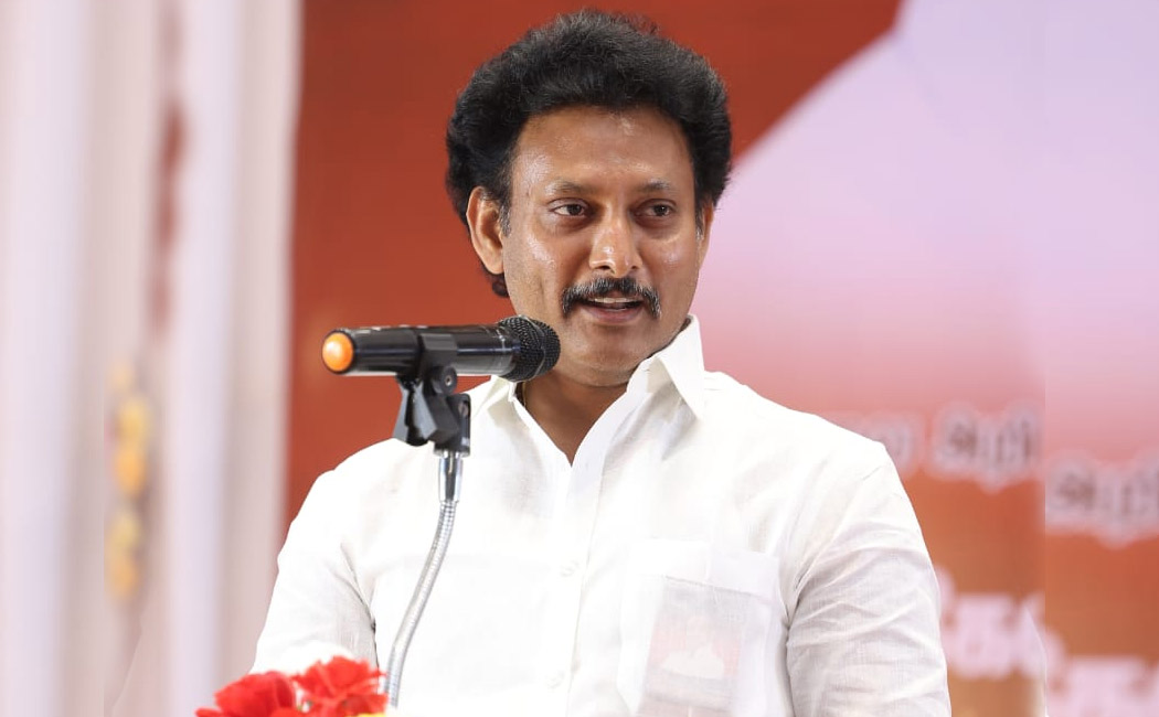 minister Anbil Mahesh talk about bjp