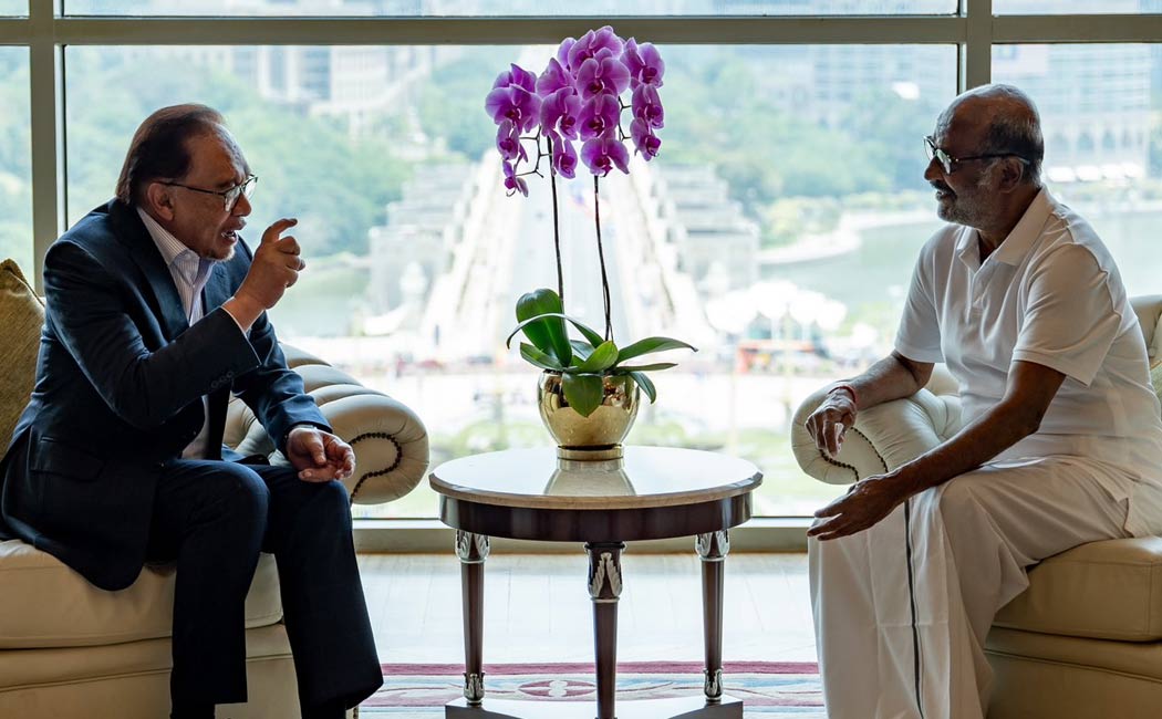 rajini meets malaysia pm