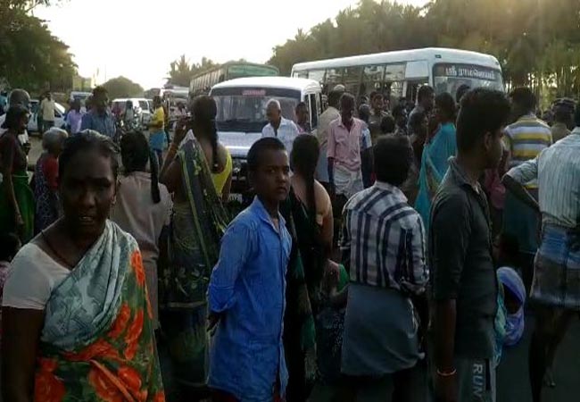 THENI DISTRICT TWO GANG INCIDENT POLICE PROTECTION