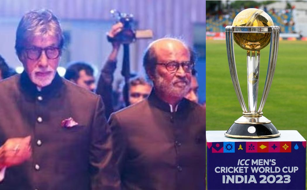 india vs pakistan world cup match rajini amitab attending