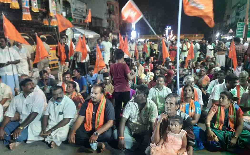 chidambaram temple festival bjp party leaders