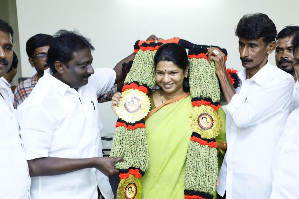 kanimozhi victory in tutucorin