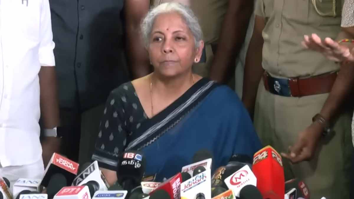 'They gave it to Adani without any tender; will DMK listen to this?' - Nirmala Sitharaman interview
