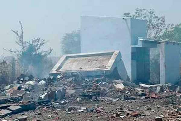 incident at a firecracker factory near Chatur