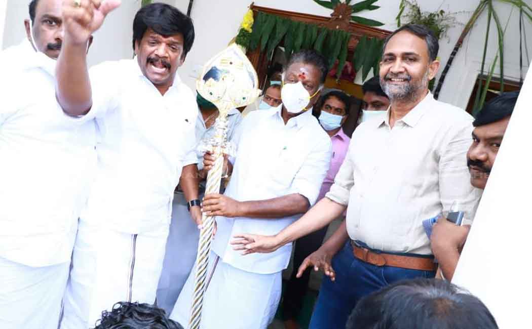 OPS birthday celebration in theni