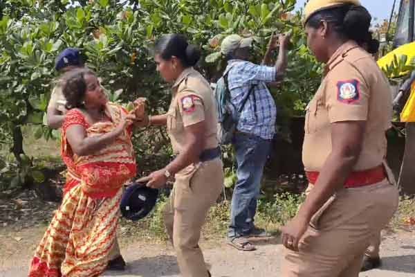 Officials arrested people and removed encroachments