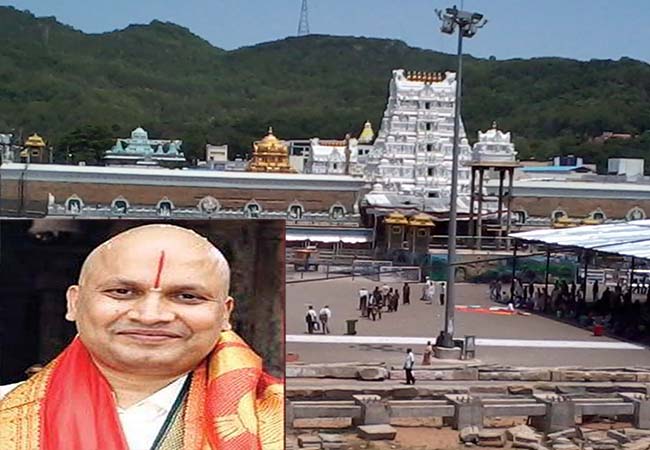 Thirupathi Devasthana leader honors sekar reddy