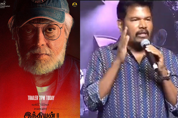 Shankar on Indian 2 to praise kamalhaasan