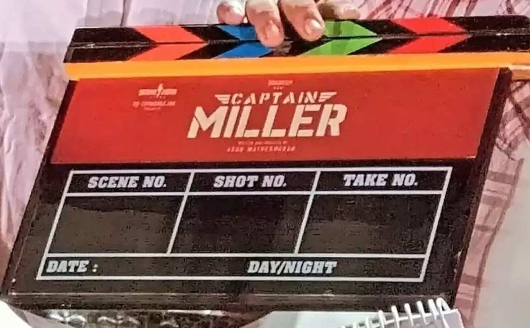 dhanush captain miller movie pooja held today