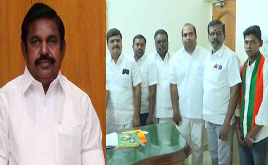 OPS supporters joined AIADMK led by Palaniswami
