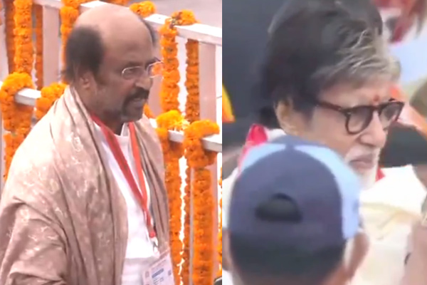 rajini in ramar temple opening ceremony