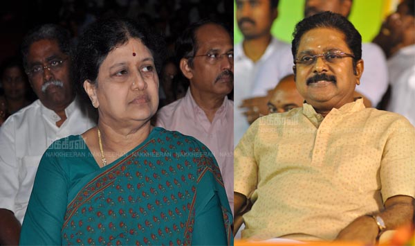 sasikala - ttv dinakaran