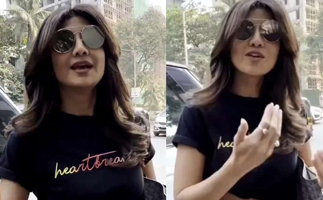 shilpa shetty furiously shouts at photographer