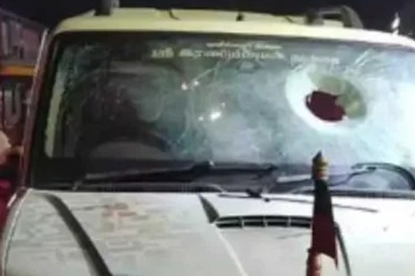 Targeted political figures! incident in the same style at chengalpet district