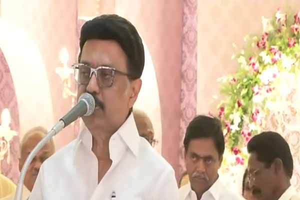 Chief Minister M.K. Stalin's speech at marriage event in thanjavur