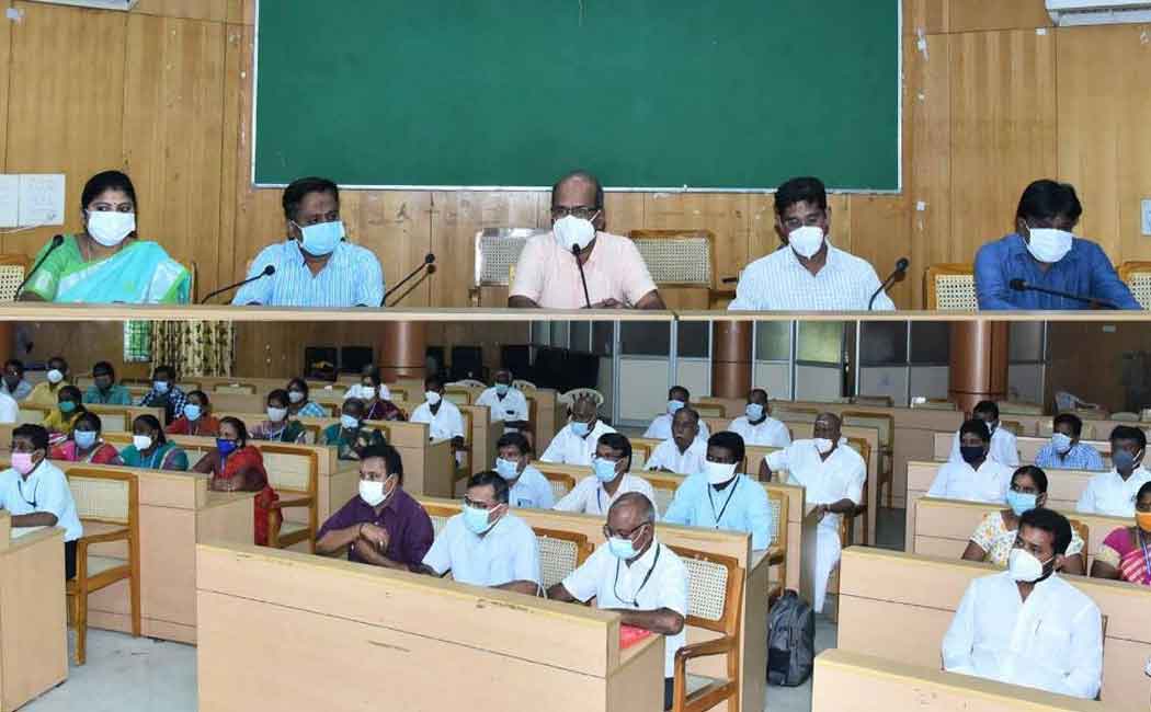 Consultative meeting held at the District Collector's Office
