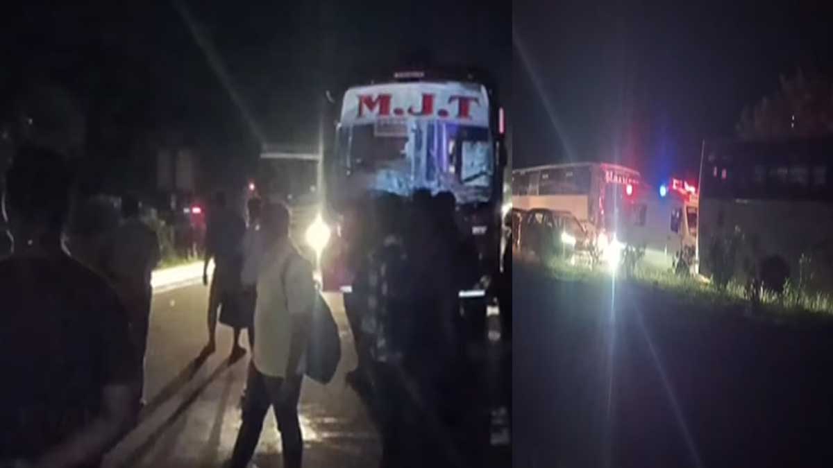 Buses hit one after the other in an accident - 15 injured