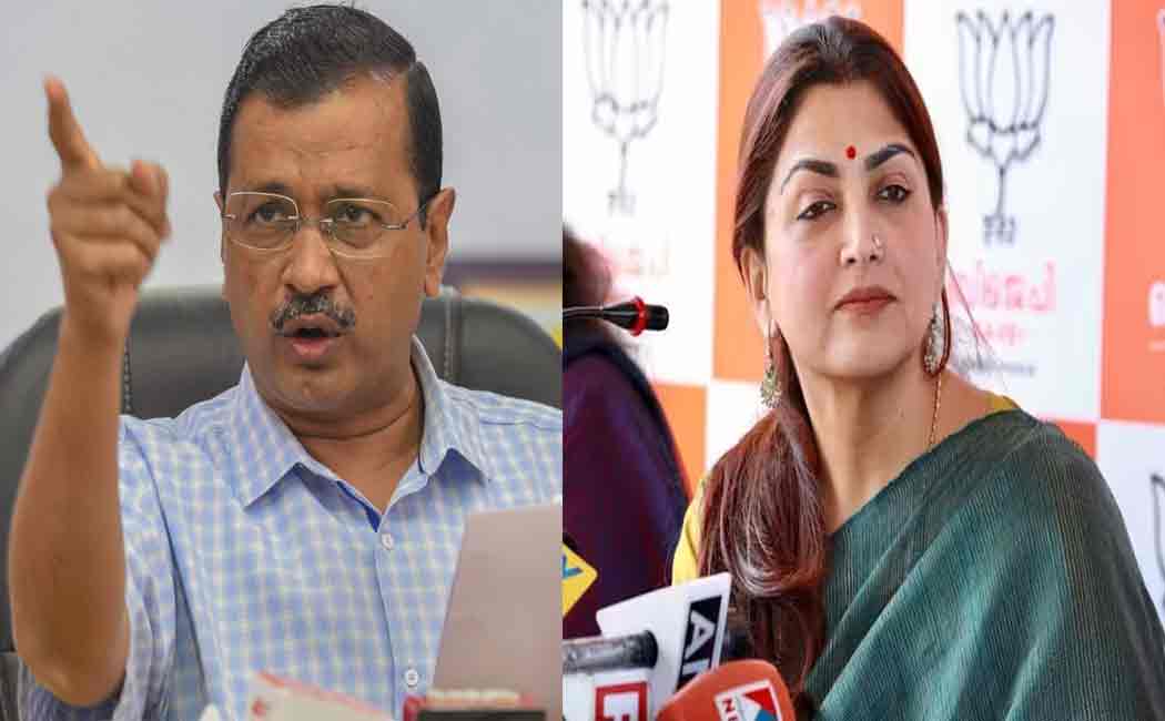 Khushboo lashed out at Kejriwal's comment as an "illiterate prime minister"