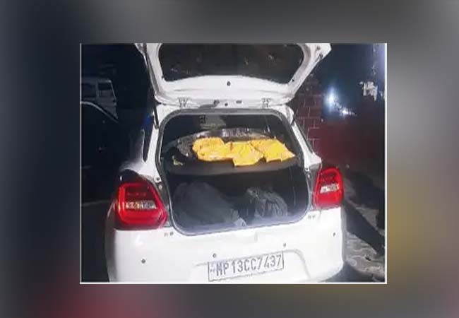 madhya pradesh register car thoppur tollgate police raid