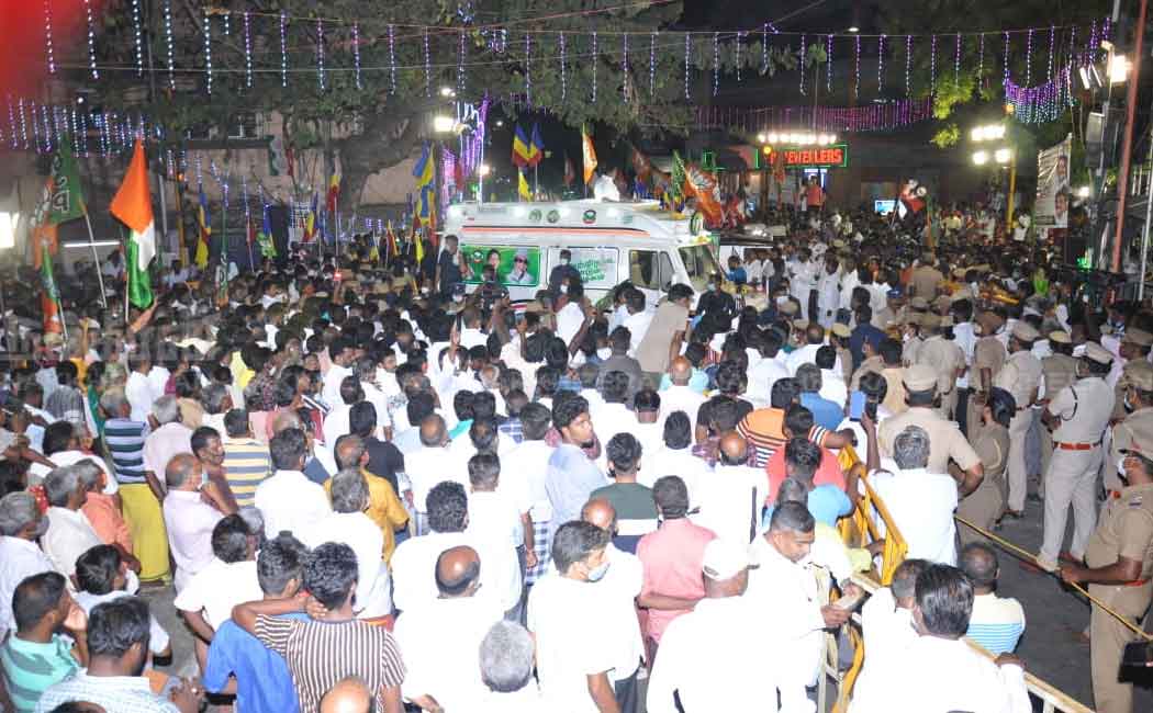 eps campaign in kolathur constituency