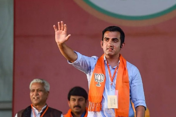 Former cricketer and BJP MP Gautam Gambhir action announcement