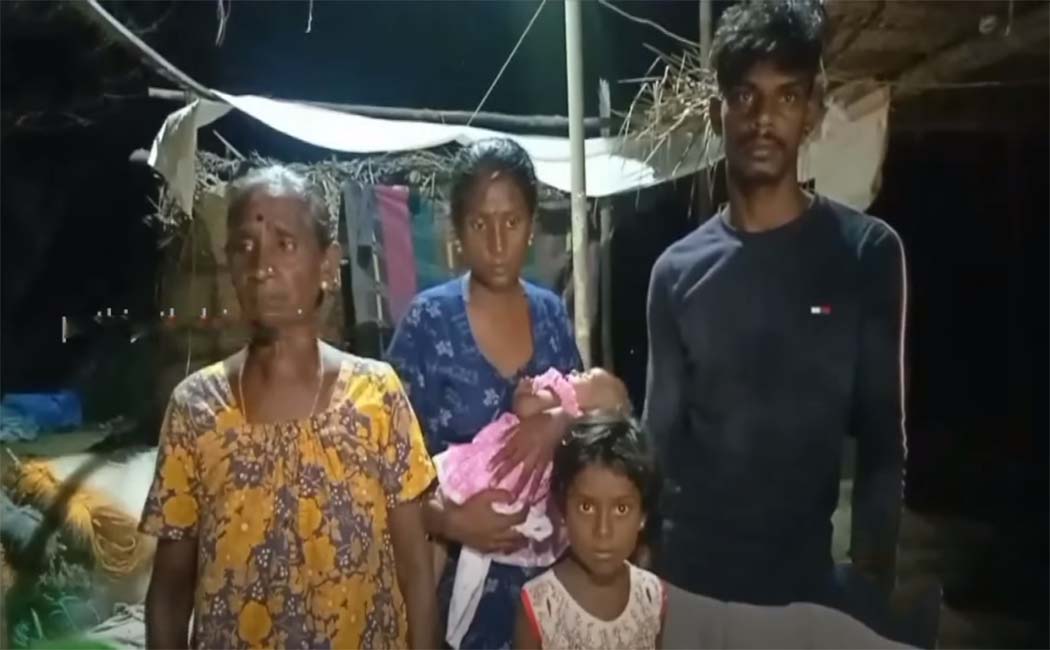 5 members of the same family from Sri Lanka seek refuge as refugees!