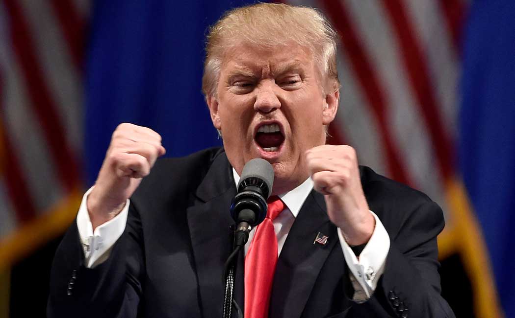 donald trump angry