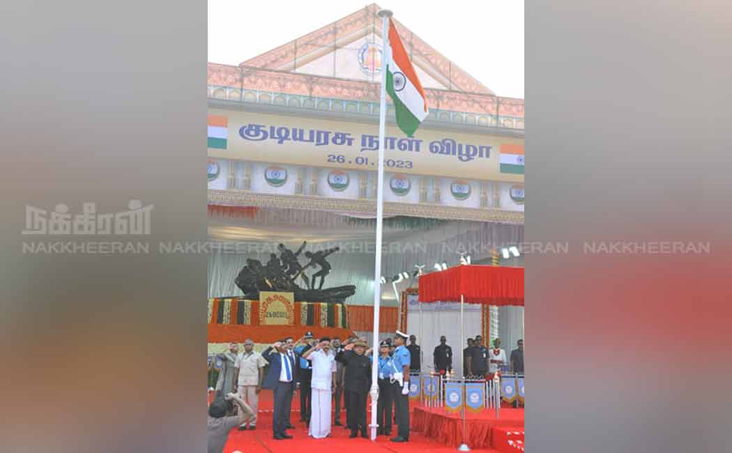 74th republic day celebration in chennai tamil nadu