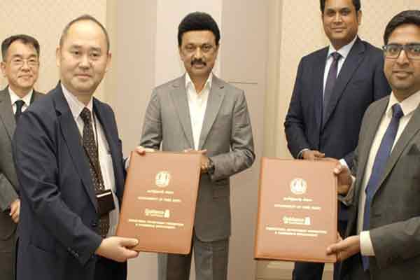 tamilnadu cm mk stalin foreign visit agreement signed japan company