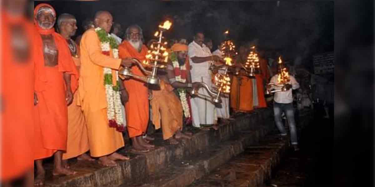 Chariot pilgrimage to Trichy Amma Mandapam Staircase!
