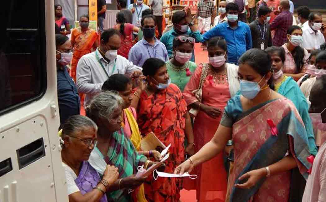 billroth hospital conduct cancer awareness program on pink october