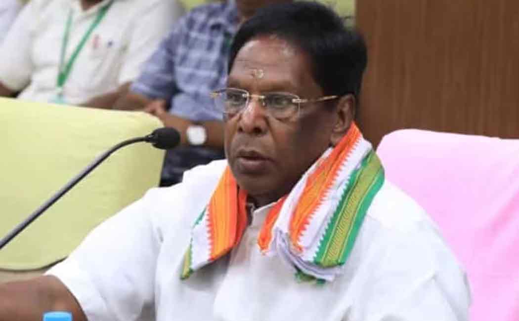 "Puducherry government is responsible.. Rangasamy should resign" - Narayanasamy