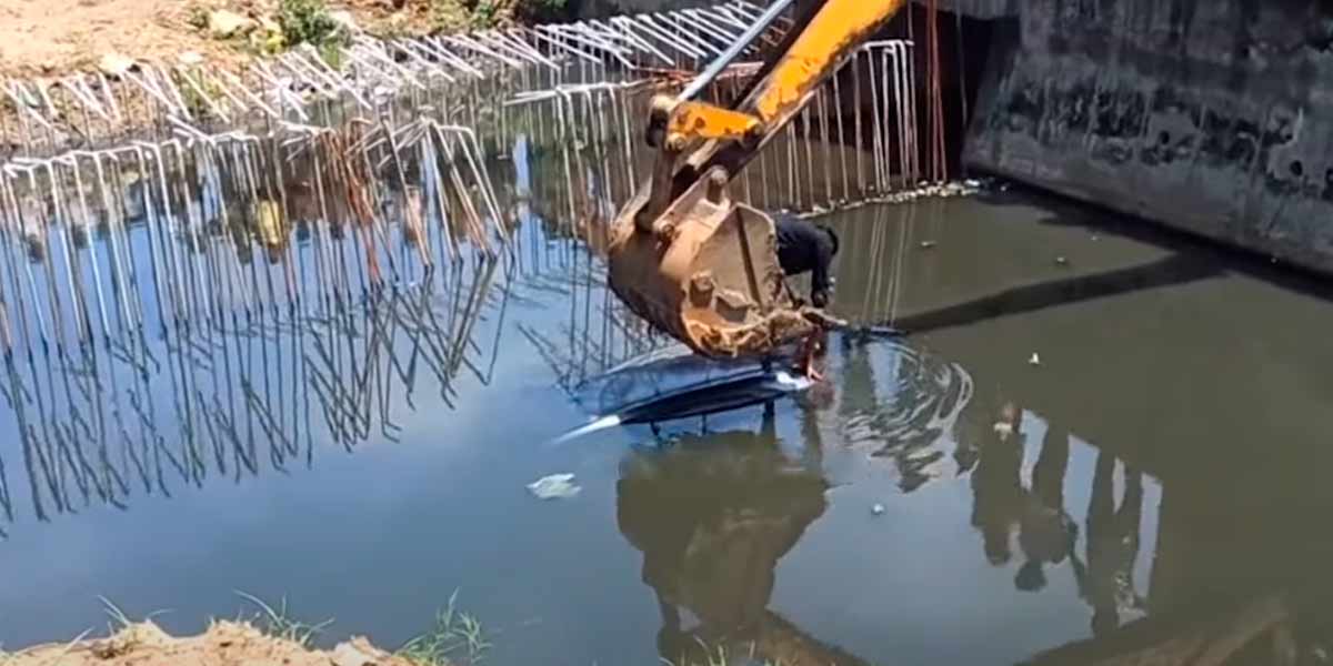extreme speed; Excessive intoxication; The car crashed into the canal