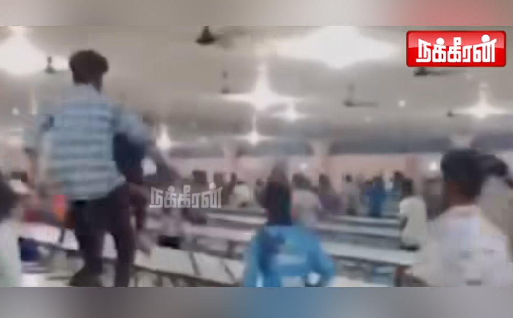 Clash between students and North State workers in Coimbatore