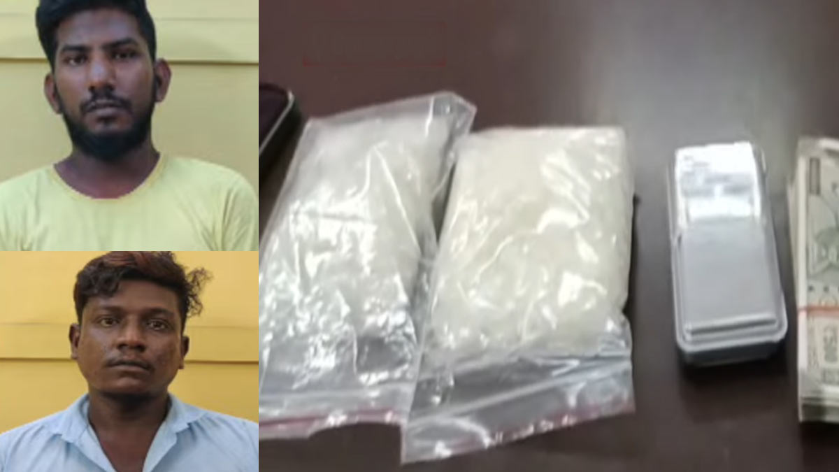 Methamphetamine near dump; two arrested