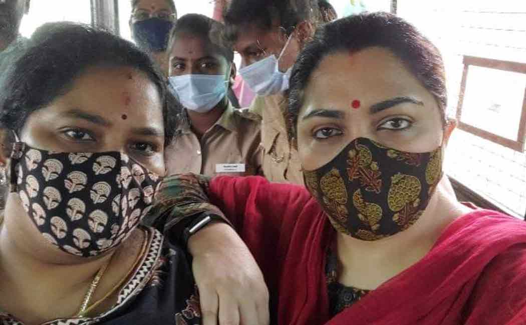 Actress kushboo arrested