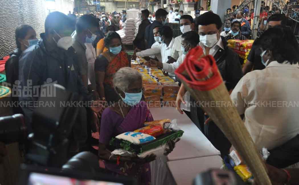 The Chief Minister who met the people directly and distributed relief items